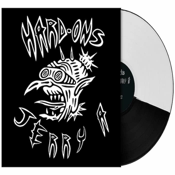 Hard-Ons Jerry A - Vinyl LP (Limited Coloured Vinyl- Black& White) - Rebel Rebel Records