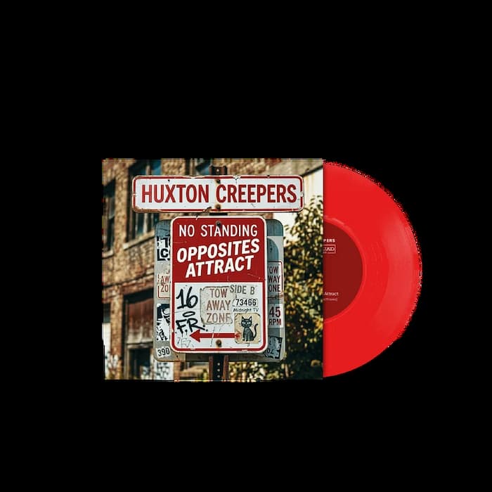 Huxton Creepers - Opposites Attract - (Red Vinyl 7") - Rebel Rebel Records