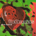 Album cover for 'Last Splash' by the Breeders with a red heart and green background.