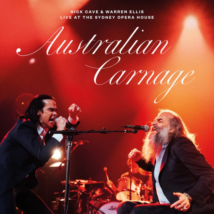 Picture of Nick Cave & Warren Ellis live on stage
