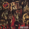Album cover for 'Reign in Blood' by Slayer with dark, gothic imagery and the band's logo.