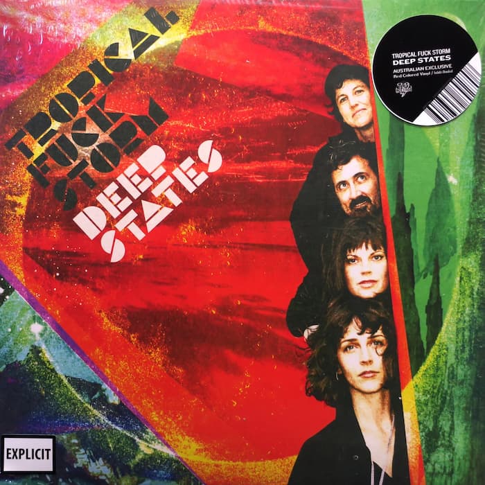 Tropical Fuck Storm - Deep States - Red Vinyl LP - Rebel Rebel Records